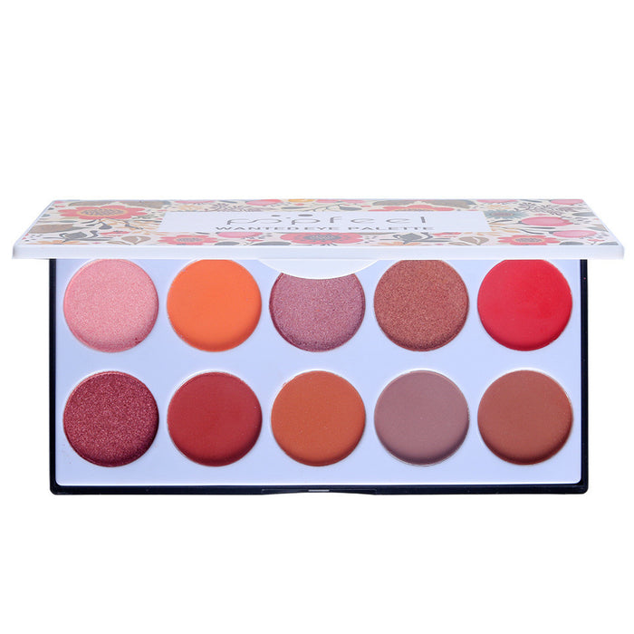 Matte eyeshadow palette waterproof natural makeup set