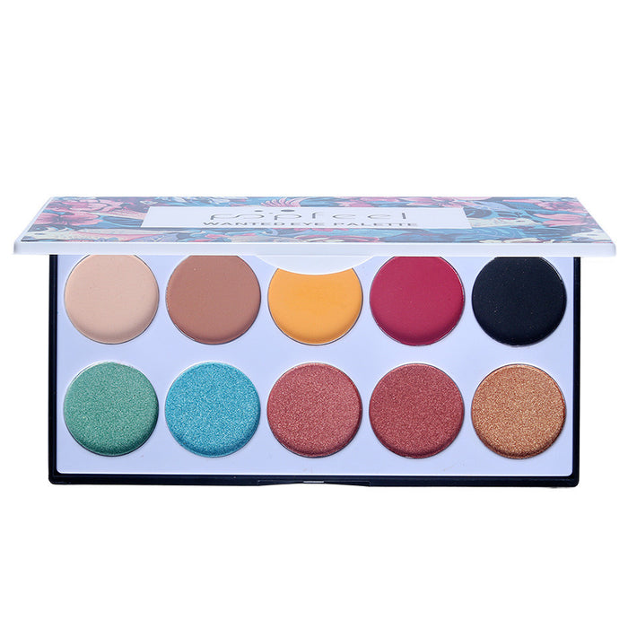 Matte eyeshadow palette waterproof natural makeup set